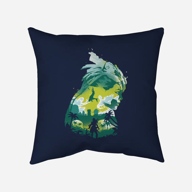 Beyond The Horizon-none removable cover w insert throw pillow-RamenBoy