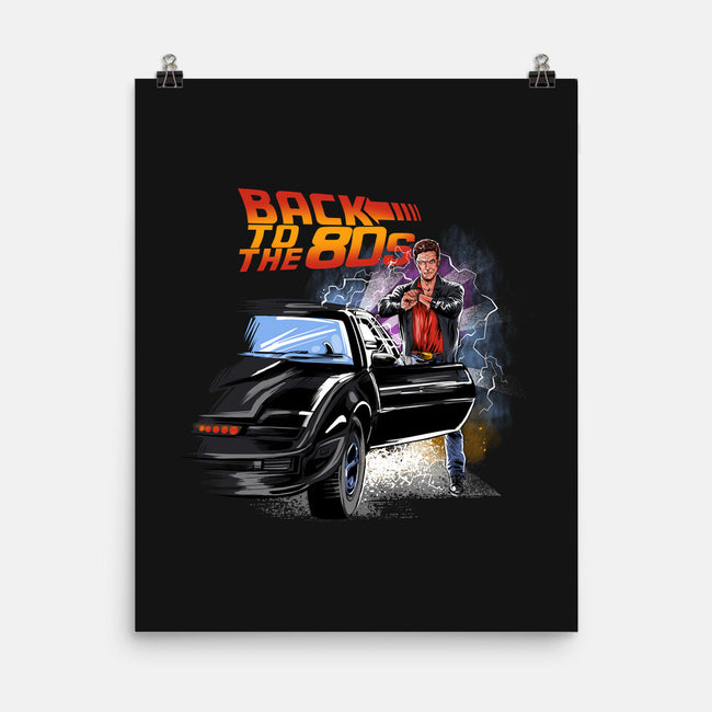 Back To The 80s-none matte poster-zascanauta