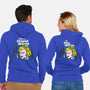 Stupid World-unisex zip-up sweatshirt-rocketman_art