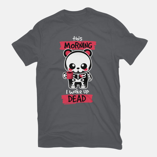 I Woke Up Dead-womens basic tee-NemiMakeit