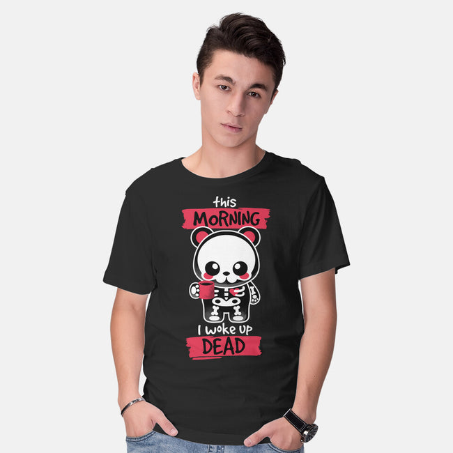 I Woke Up Dead-mens basic tee-NemiMakeit