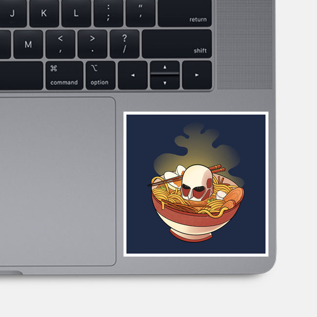 Attack On Ramen-none glossy sticker-FunkVampire