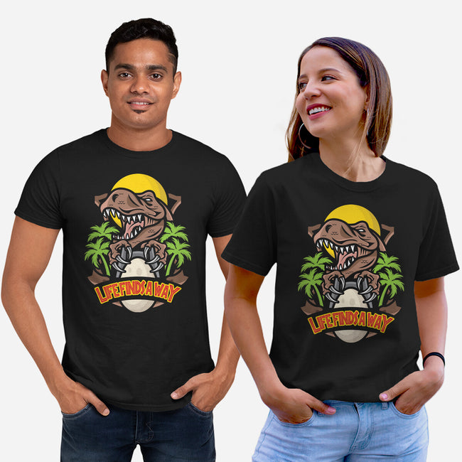 Dinosaur Park-unisex basic tee-jrberger