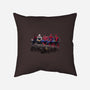 Spider Lunch-none removable cover throw pillow-zascanauta