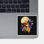 Moonlight Lion Cub-none glossy sticker-fanfabio