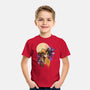 Moonlight Lion Cub-youth basic tee-fanfabio