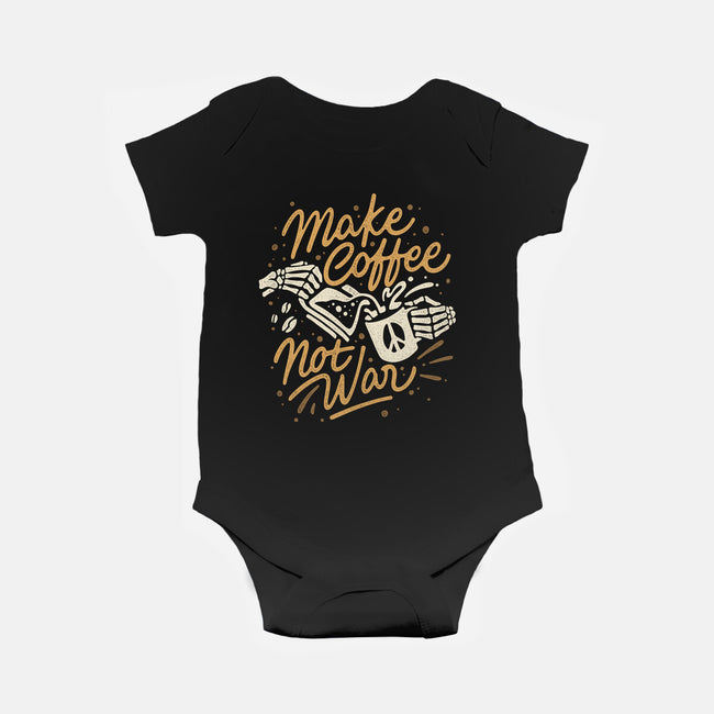 Make Coffee Not War-baby basic onesie-Ibnu Ardi