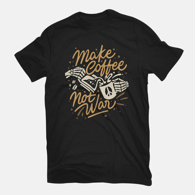 Make Coffee Not War-womens basic tee-Ibnu Ardi