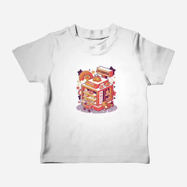 Supermarcute-baby basic tee-eduely