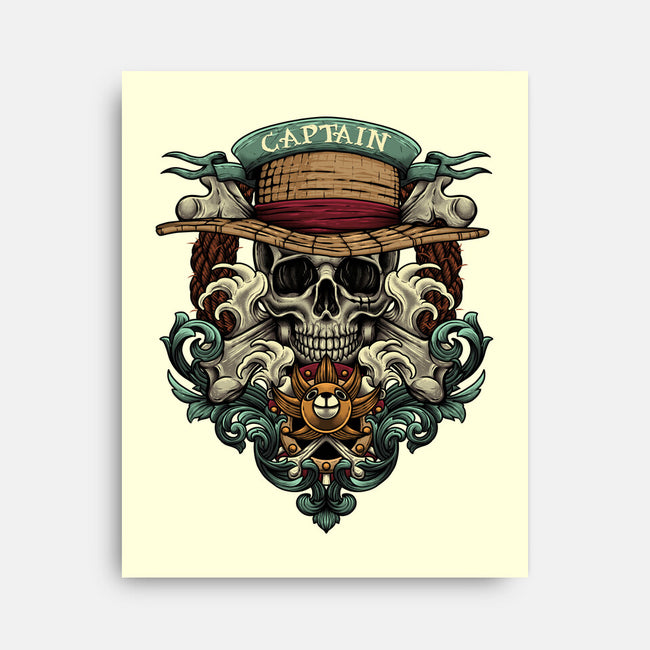 The Captain-none stretched canvas-Badbone Collections