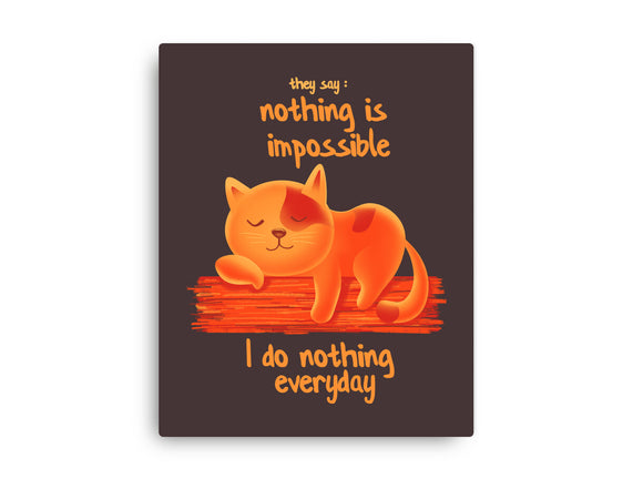 I Do Nothing Every Day