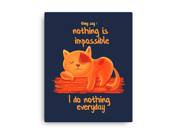 I Do Nothing Every Day