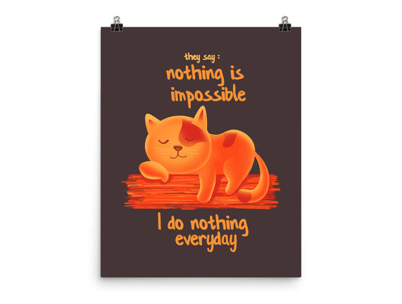 I Do Nothing Every Day