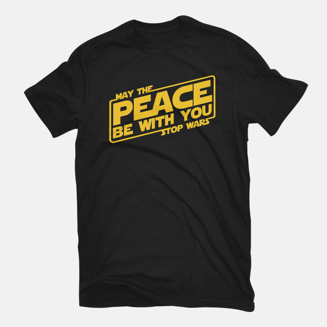 May the Peace Be With You-womens fitted tee-Melonseta