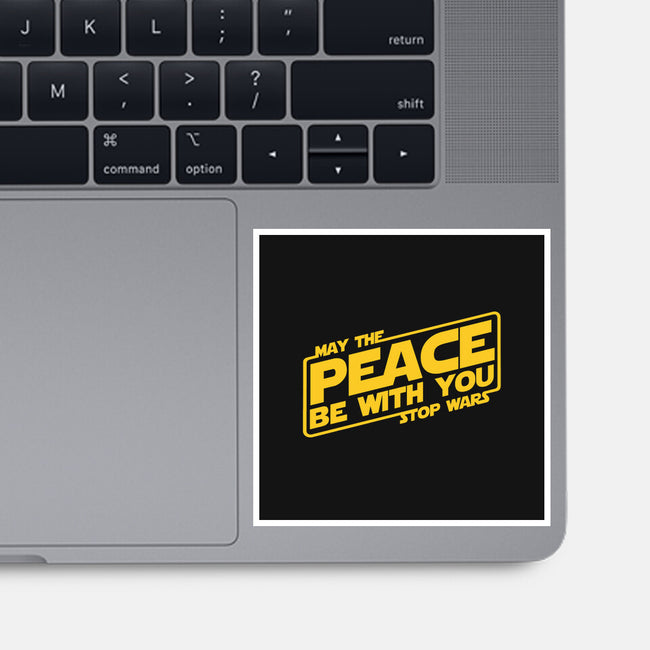 May the Peace Be With You-none glossy sticker-Melonseta