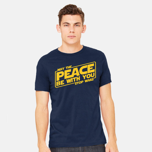 May the Peace Be With You-mens heavyweight tee-Melonseta