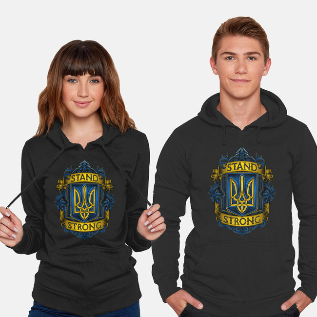Stand Strong Ukraine-unisex pullover sweatshirt-glitchygorilla