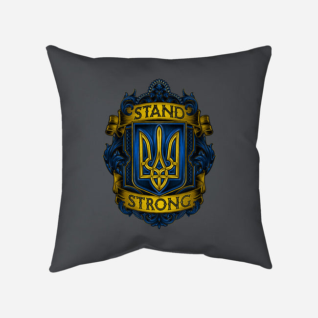Stand Strong Ukraine-none removable cover w insert throw pillow-glitchygorilla
