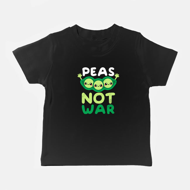 Peas Not War-baby basic tee-NemiMakeit