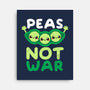 Peas Not War-none stretched canvas-NemiMakeit