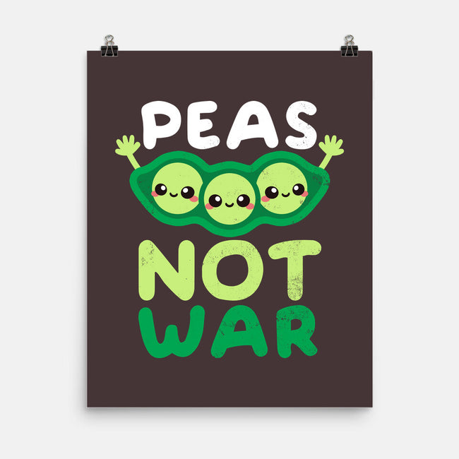 Peas Not War-none matte poster-NemiMakeit