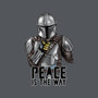 Peace Is The Way-none polyester shower curtain-NMdesign