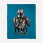 Peace Is The Way-none fleece blanket-NMdesign