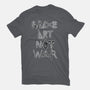 Make Art Not War-womens basic tee-turborat14