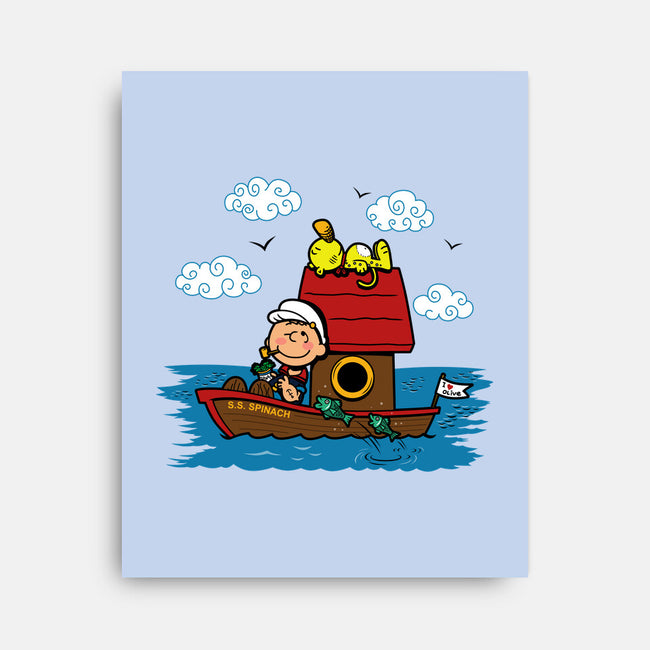 Speanuts-none stretched canvas-Boggs Nicolas