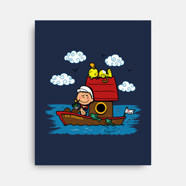 Speanuts-none stretched canvas-Boggs Nicolas