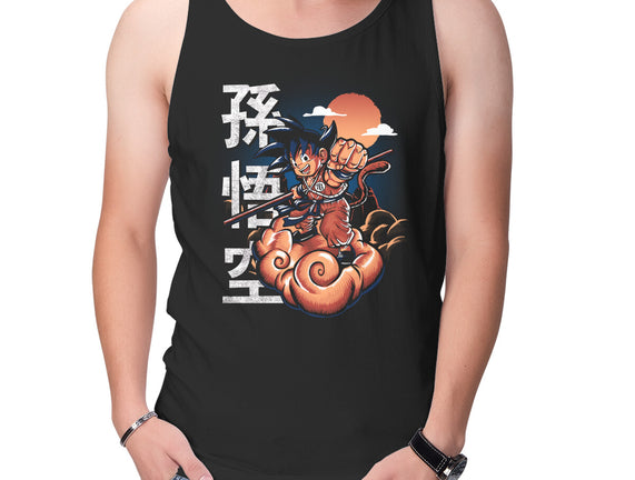Goku In The Golden Cloud