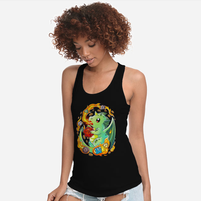 Role Play Dragon-womens racerback tank-Vallina84