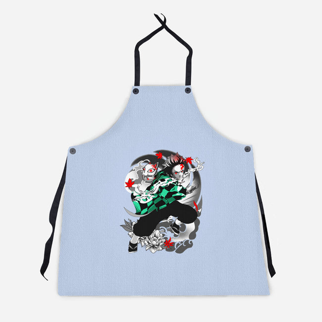 Tanjiro Breathing Form-unisex kitchen apron-heydale