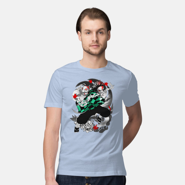 Tanjiro Breathing Form-mens premium tee-heydale