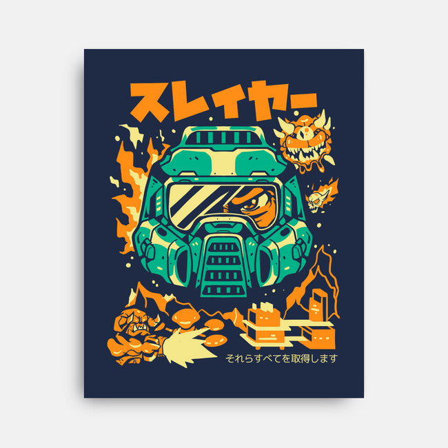 Death Has A Name-none stretched canvas-Sketchdemao