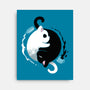 Yin Yang Kittens-none stretched canvas-Vallina84