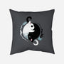 Yin Yang Kittens-none removable cover w insert throw pillow-Vallina84