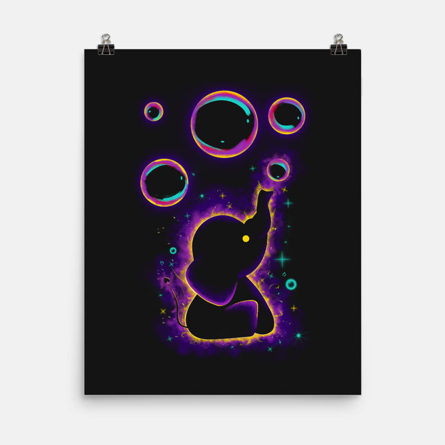 Baby Elephant-none matte poster-erion_designs