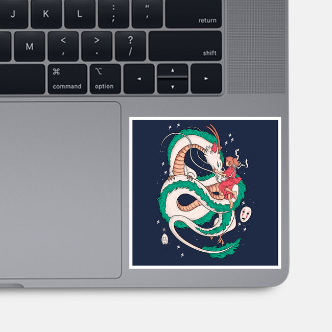 The Free Spirit-none glossy sticker-Douglasstencil