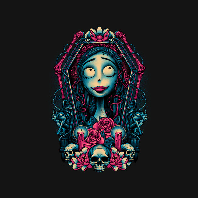 Bride From The Underworld-baby basic onesie-glitchygorilla