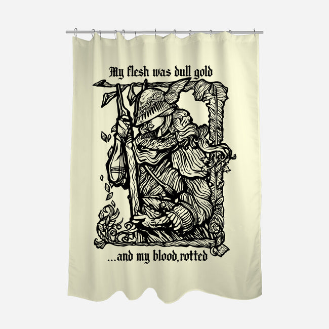 Blade Of Miquella-none polyester shower curtain-demonigote