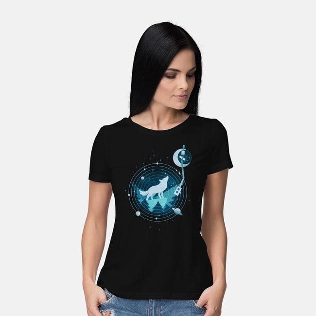 Moon Symphony-womens basic tee-ricolaa