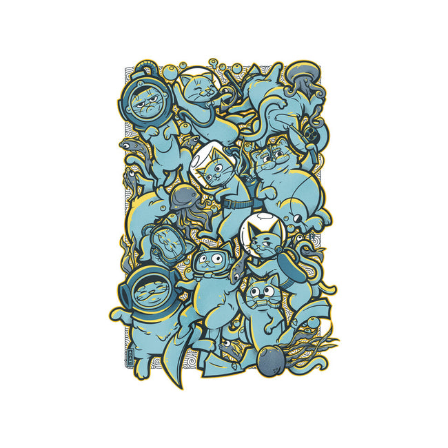 Cats In The Sea-mens basic tee-AGAMUS