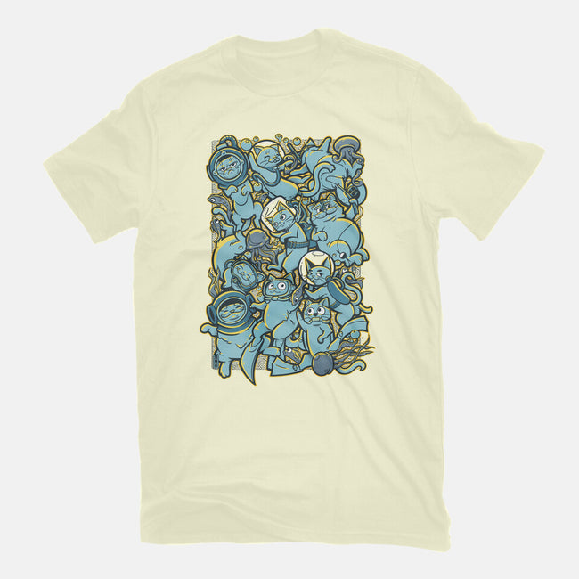 Cats In The Sea-mens basic tee-AGAMUS