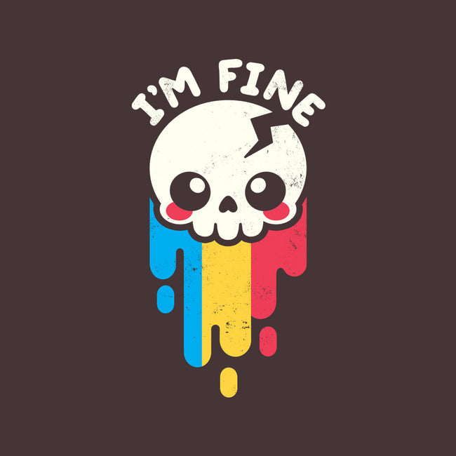 Not Fine But I'm Fine-none polyester shower curtain-NemiMakeit