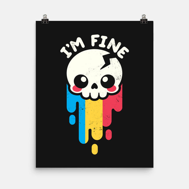 Not Fine But I'm Fine-none matte poster-NemiMakeit
