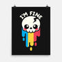 Not Fine But I'm Fine-none matte poster-NemiMakeit