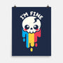 Not Fine But I'm Fine-none matte poster-NemiMakeit
