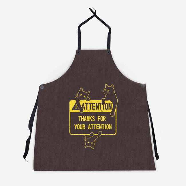 Thanks For Your Attention-unisex kitchen apron-Douglasstencil