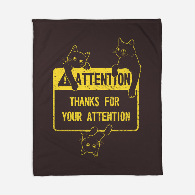 Thanks For Your Attention-none fleece blanket-Douglasstencil
